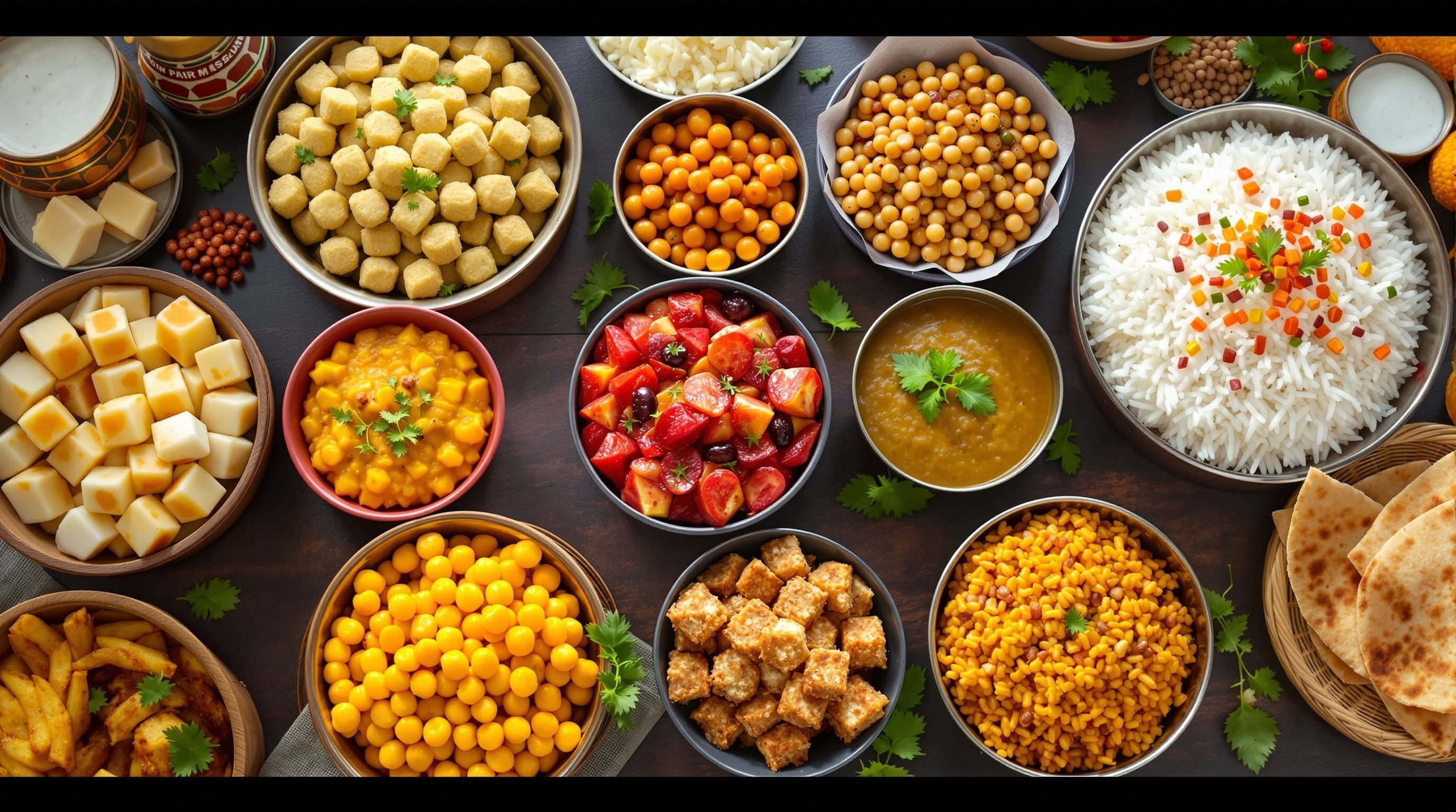 Variety of traditional Bihari sweets and snacks including khaja, thekua, and sattu preparations